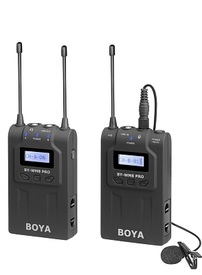 Микрофон Boya BY-WM8 Pro-K1, беспроводной, всенаправленный, 3.5mm