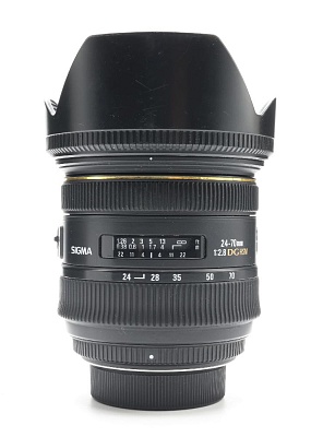 Объектив комиссионный Sigma 24-70mm f/2.8 EX DG HSM Nikon F (б/у, гарантия 14 дней, S/N 14819422)