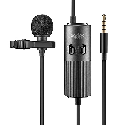 Микрофон Godox LMS-60G, петличный, всенаправленный 3.5mm