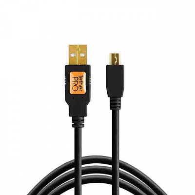 Кабель Tether Tools TetherPro USB 2.0 to Mini-B 5-Pin 30cm Black (CU5401)