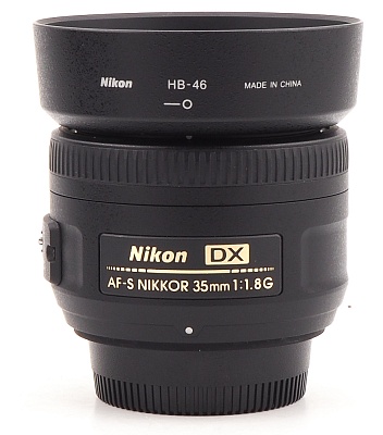 Объектив комиссионный Nikon 35mm f/1.8G AF-S DX Nikkor (б/у, гарантия 14 дней, S/N 2549345) 