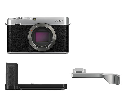 Фотоаппарат беззеркальный Fujifilm X-E4 Kit MHG-XE4/TR-XE4 Silver
