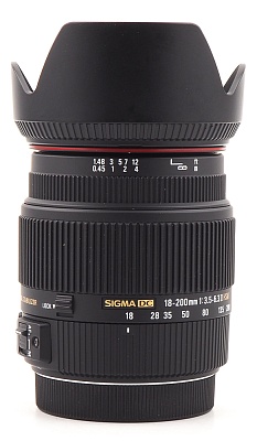 Объектив комиссионный Sigma 18-200mm f/3.5-6.3 II HSM Canon EF-S (б/у, гарантия 14 дней, S/N13855370