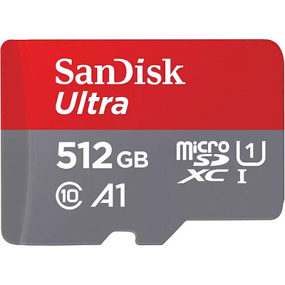 Карта памяти SanDisk Extreme microSDXC 512GB UHS-I A1 U1 R150/W10MB/s (SDSQUAC-512G-GN6MN)