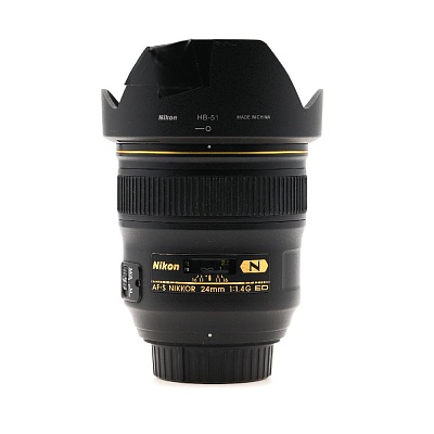 Объектив комиссионный Nikon 24mm f/1.4G ED AF-S Nikkor (б/у, гарантия 14 дней, S/N 216214)