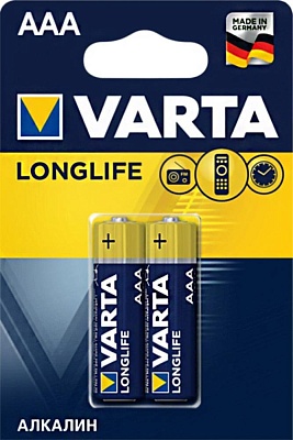 Батарейка Varta LR03 Longlife 2BL AAA 