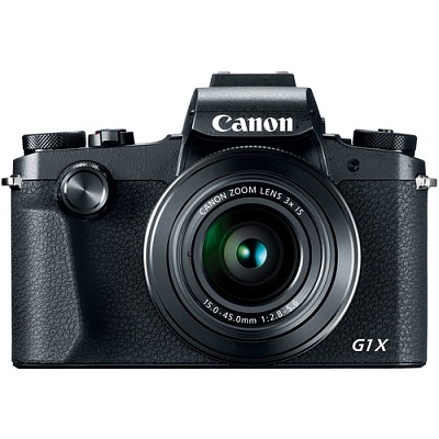 Фотоаппарат Canon PowerShot G1 X Mark III (24.2Mp/15-45mm f/2.8-5.6/FullHD/WiFi/BT)