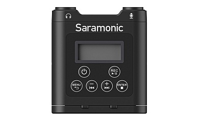 Портативный аудио рекордер Saramonic SR-R1, ручной мини рекордер с петличным микрофоном, 3.5mm