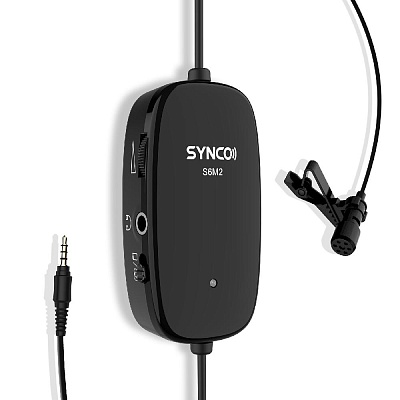 Микрофон Synco Lav-S6M2, петличный, всенаправленный, 3.5mm