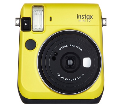 Подарочный набор Fujifilm Instax Mini 70, Yellow (фотоаппарат, пленка, альбом)