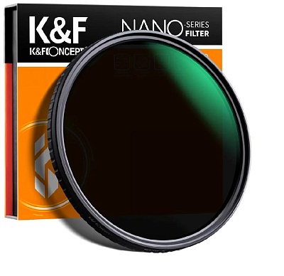 Светофильтр K&F Concept Nano-X ND32-512 62mm нейтральный