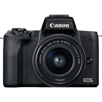 Фотоаппарат беззеркальный Canon EOS M50 Mark II Kit 15-45mm f/3.5-5.6 IS STM Black