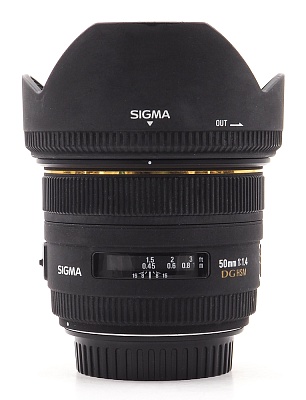 Объектив комиссионный Sigma 50mm 1.4 DG HSM for Canon (б/у, гарантия 14 дней, S/N 14565751)