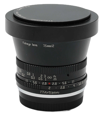 Объектив комиссионный TTartisan 7.5mm f/2 Fisheye X-Mount (б/у, гарантия 14 дней, S/N 87104929)