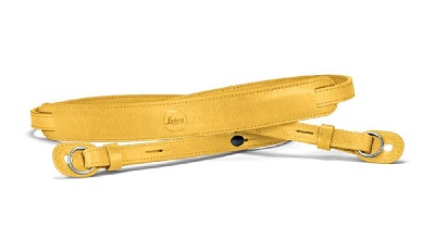 Плечевой ремень Leica с защитным язычком кожа желтый