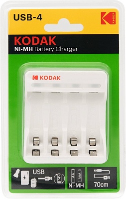 Зарядное устройство Kodak C8002B USB для AA/AAA (30422384-RU1)
