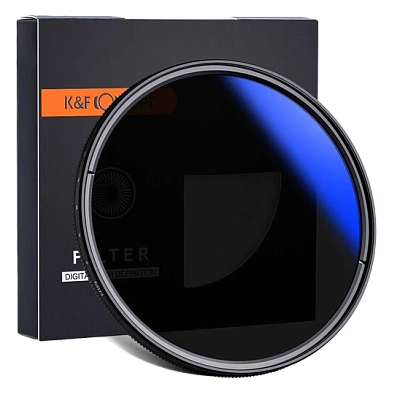 Светофильтр K&F Concept Slim Blue Coated ND2-400 55mm нейтральный