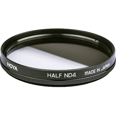 Светофильтр Hoya HALF NDx4 49mm, градиентный