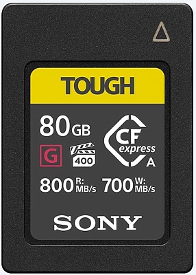 Карта памяти Sony CFexpress Type А 80GB R800/W700Mb/s (CEA-G80T)