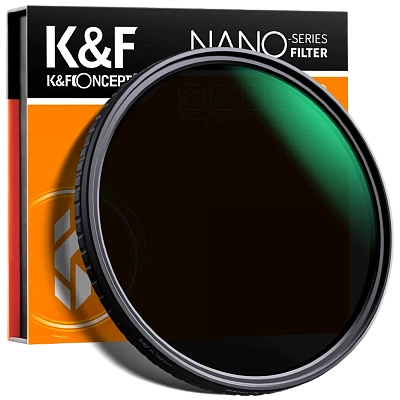 Светофильтр K&F Concept Nano-X ND32-512 77mm нейтральный