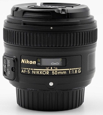 Объектив комиссионный Nikon 50mm f/1.8G AF-S Nikkor (б/у, гарантия 14 дней, S/N 3537367)