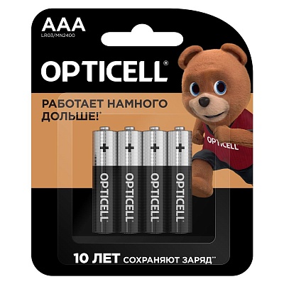Батарейка Duracell Opticell LR03/MN2400 4BL ААA