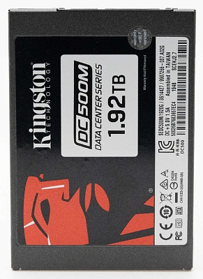 Диск SSD комиссионный Kingston 1920Gb DC500M SATA III (б/у, гарантия 14 дней, S/N 50026B7683657EC4)