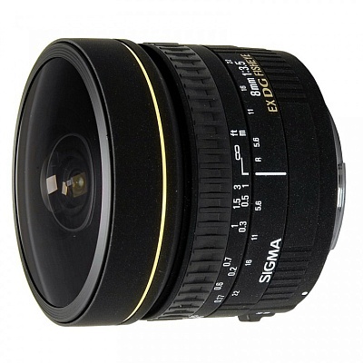 Объектив Sigma 8mm f/3.5 EX DG Circular Fisheye Nikon F