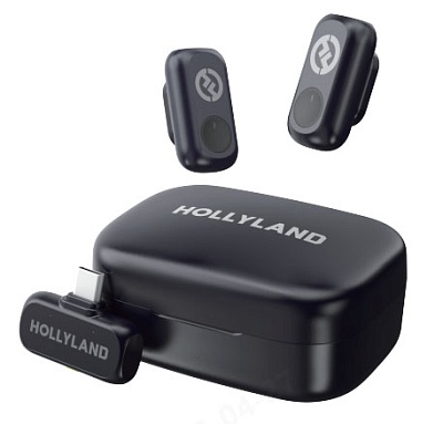 Микрофон Hollyland LARK A1 Duo (with USB-C RX + Charging Case) беспроводной