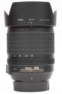 Объектив комиссионный Nikon 18-105mm f/3.5-5.6G DX VR Nikkor (б/у, гарантия 14дней, S/N 34515752)