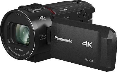 Видеокамера Panasonic HC-VX1EE-K (8.57Mp/4K/24х/Wi-Fi)