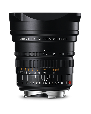 Объектив Leica Summilux-M 21mm f/1.4 ASPH, черный, анодированный