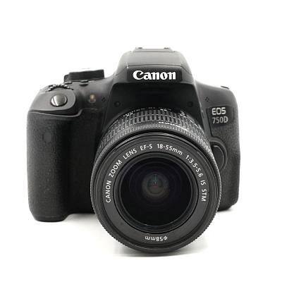 Фотоаппарат комиссионный Canon 750D Kit 18-55mm IS STM (б/у, гарантия 14 дней, S/N 343072015744)