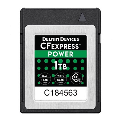 Карта памяти Delkin Power CFexpress Type B 1TB R1730/W1430MB/s (DCFX1-1TB)