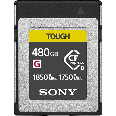 Карта памяти Sony CFexpress Type B 480GB R1850/W1750MB/s (CEB-G480)