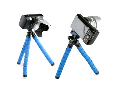 Штатив FotoPro RM-100-1 (25см/1.56кг/800г), синий
