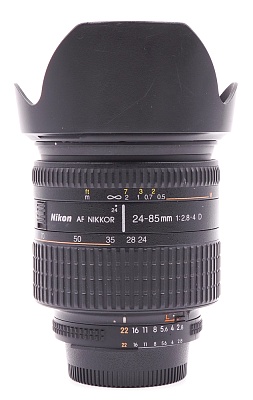 Объектив комиссионный Nikon 24-85mm f/2.8-4D IF AF Zoom-Nikkor (б/у, гарантия 14 дней, S/N 555166)