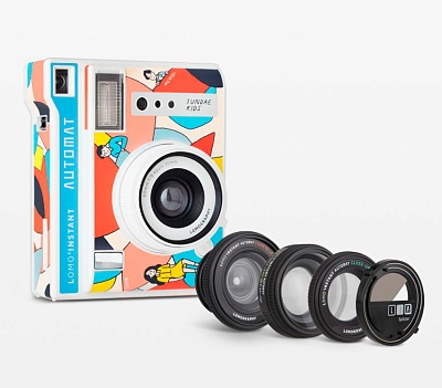 Фотоаппарат моментальной печати Lomography LOMO'Instant Automat Sundae Kids Edition + объективы