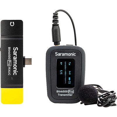 Микрофон Saramonic Blink500 Pro B5, беспроводной, всенаправленный, USB Type-C