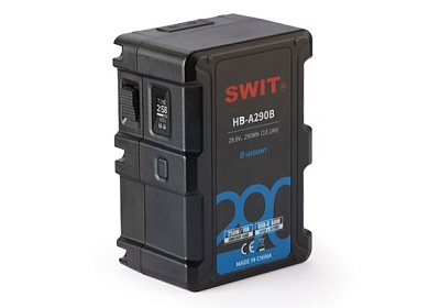 Аккумулятор Swit HB-A290B B-Mount 28.8 В 290 Вт·ч D-Tap/USB-C/USB-A