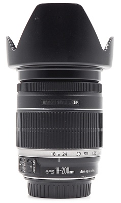 Объектив комиссионный Canon EF-S 18-200mm f/3.5-5.6 IS (б/у, гарантия 14 дней, S/N 0172501397) 