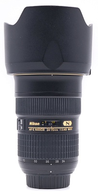 Объектив комиссионный Nikon 24-70mm f/ 2.8G ED AF-S Nikkor (б/у, гарантия 14 дней, S/N 1155192)