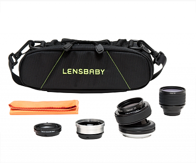 Набор Lensbaby Pro Effects Kit Nikon F (CompPro, Edge80, Sweet35, MacroConverters, Lens Cloth, Bag