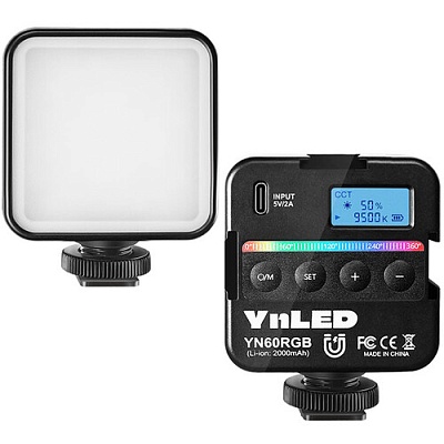 Осветитель Yongnuo YN-60 RGB, светодиодный для видео и фотосъемки