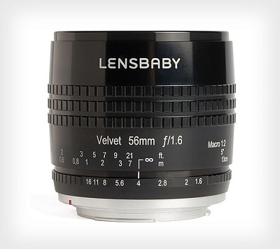 Объектив Lensbaby Velvet 56 f/1.6 1:2 Macro Nikon F