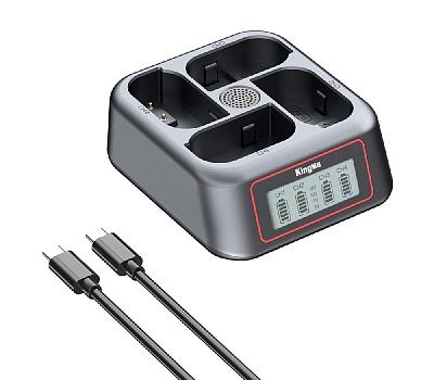 Зарядное устройство KingMa BM069-BLK22 для четырех аккумуляторов Panasonic DMW-BLK22