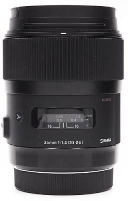 Объектив комиссионный Sigma 35mm F/1.4 DG HSM Art Canon EF (б/у, гарантия 14 дней, S/N 55149732)