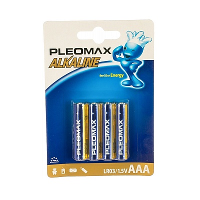 Батарейка Samsung Pleomax LR03 4BL AAA