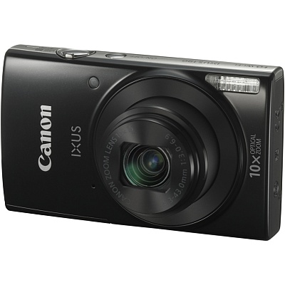 Фотоаппарат Canon IXUS 190 HS, Black (20Mp/10x/HD/Wi-Fi)