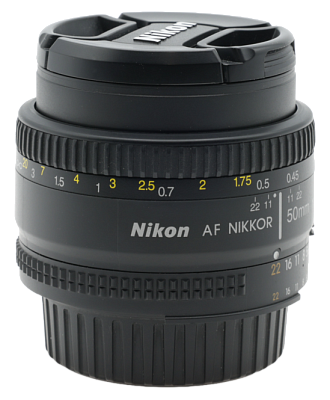 Объектив комиссионный Nikon 50mm f/1.8D AF Nikkor (б/у, гарантия 14 дней, S/N 3200355)